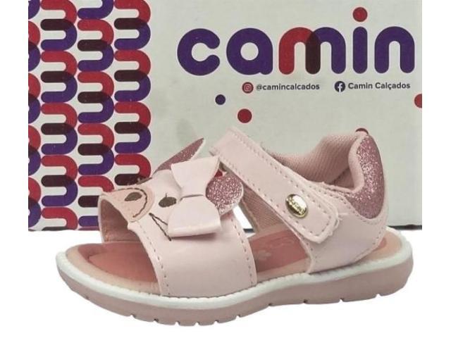 SANDALIA CAMIN 1201.128 ROSA - TR5 CALÇADOS