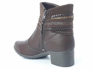 BOTA CURTA MISSISSIPI Q3621-003 MARROM - TR5 CALÇADOS